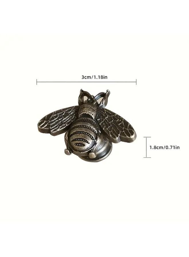 12pcs Vintage Bee Cabinet Pulls Zinc Alloy Drawer Handles Honeycomb Style Hardware - Image 3